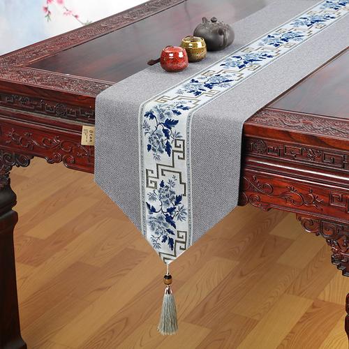 

Новый китайский стиль обеденный стол флаг китайский стиль водонепроницаемый чайный коврик скатерть для чайного стола скатерть дзен коврик для чайного стола флаг для ТВ-шкафа 33*80cm