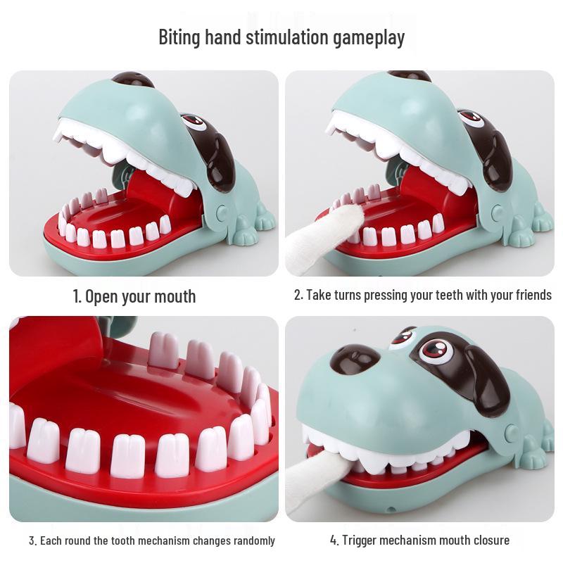 Dinosaurier Krokodil Handbeißspielzeug: Großes lustiges Streichspiel für Kinder