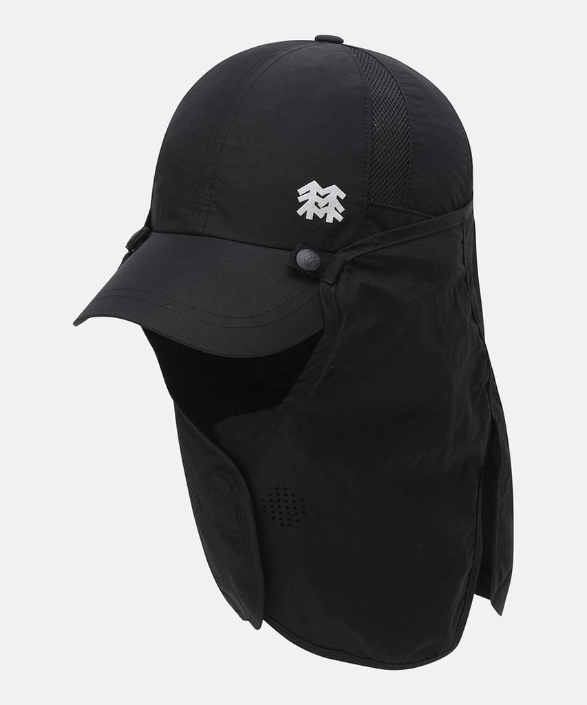 Koolongseupocheu Unisex Mesh Lightweight Sahara Cap Qerex26173Blk