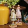 Hand-painted Resin Dressing Girl Bedroom Decor On Table Living Room Wedding Gift Country Decoration Craft Ornaments