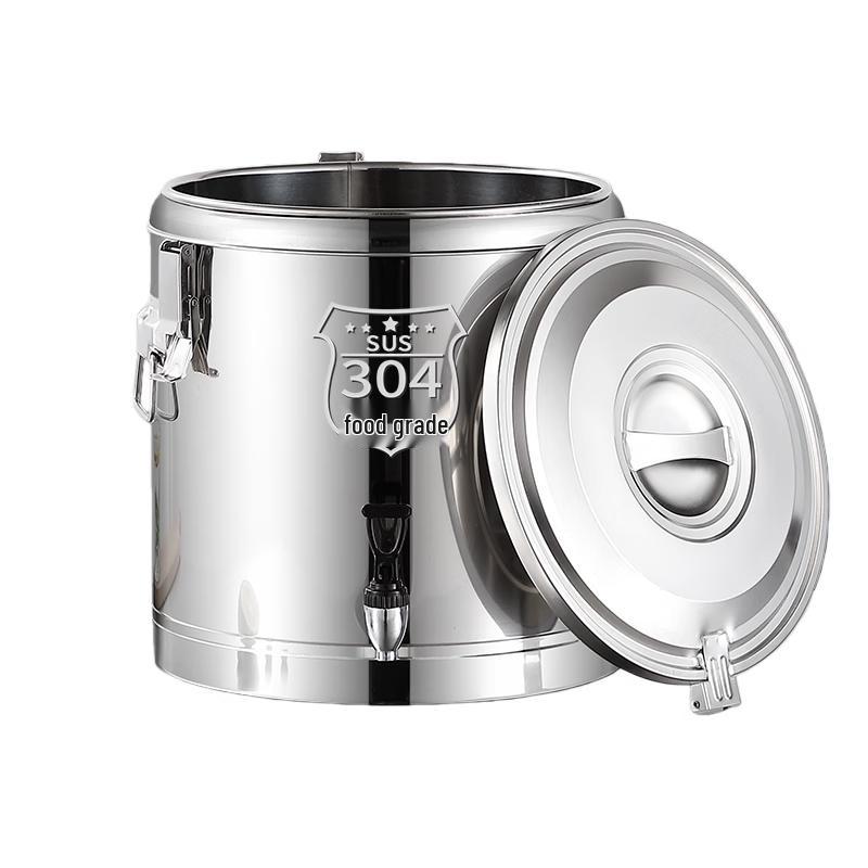 Hongsheng Commercial 304 Stainless Steel Insulated Soup Dispenser with Faucet