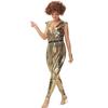 Music Festival Retro 70s Disco Costumes, Couple Hipster Dicos Stage Performance Costumes