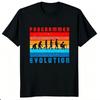 Eat Code Sleep Grafik T-Shirt Informatik Python Programmierer Evolution Cloud Programmierung T-Shirt Lässige Herrenbekleidung