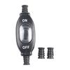 Switch Parts Waterproof Tool Waterproof Switch 204 IP65 Dustproof In-line Switch Silver Contact Waterproof High Quality