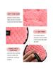 1Pc Facial Makeup Remover Polyester Puff Lazy Remove Powder Body Clean Sponge Soft Face Cleansing Make Up Cosmetic Make Up Tool