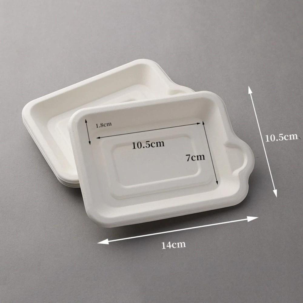 50Pcs Square Cake Tableware Thickened Fruit Plate New Paper Plates Picnic Birthday Party