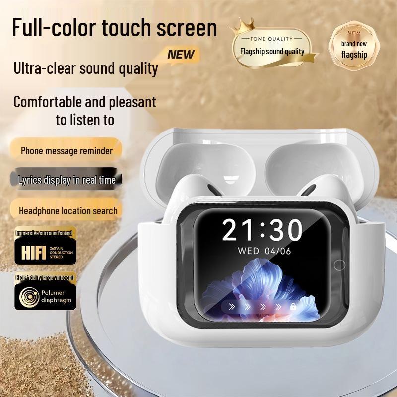 A11 Smart Bluetooth Earbuds with Color Screen, Long Battery Life, and Comfortable Fit