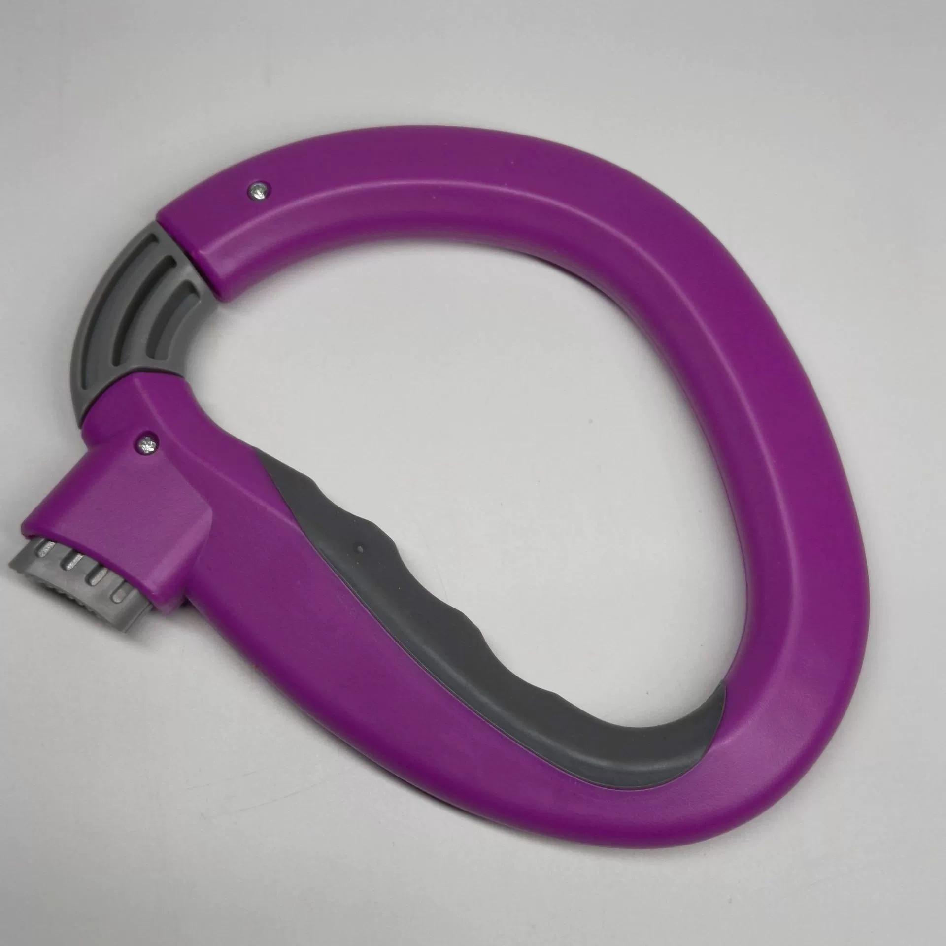 

Удобная портативная силиконовая подставка для хранения сумок для покупок, чтобы защитить руки, держатель для сумок для покупок, зажимы для ручки-переноски 1PCS фиолетовый