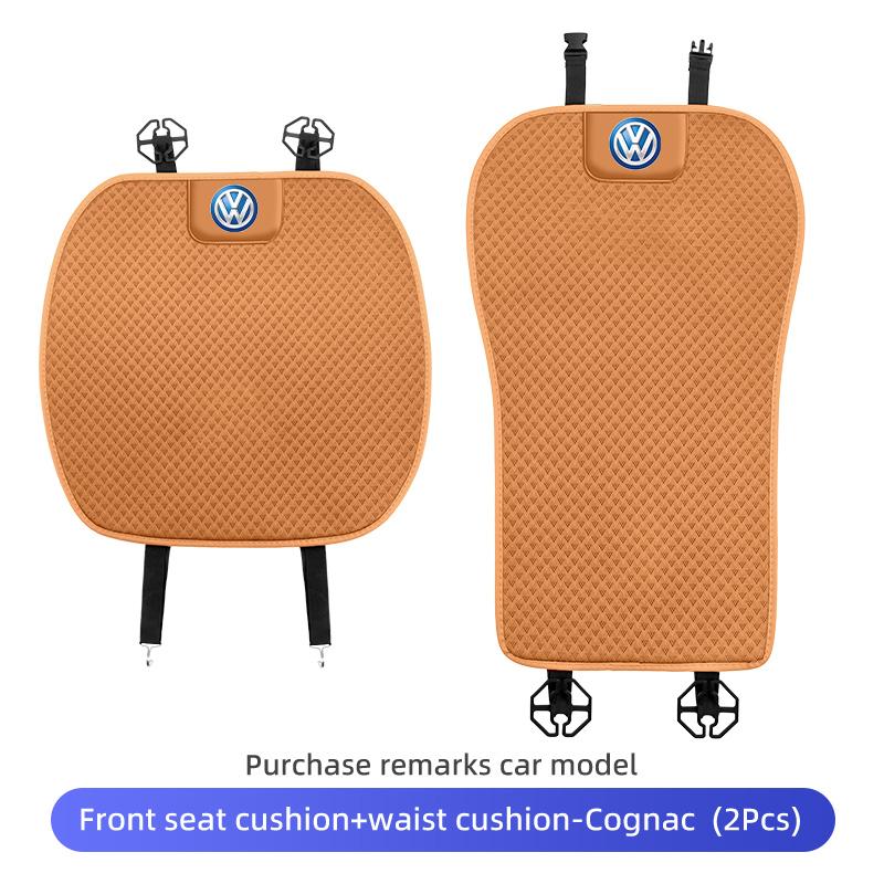 For Volkswagen VW Car Accessories Seat Ice Silk Cushion Protective Mat Pad Scirocco Jetta Beetle Golf 4 5 6 Passat Polo B5 XV9