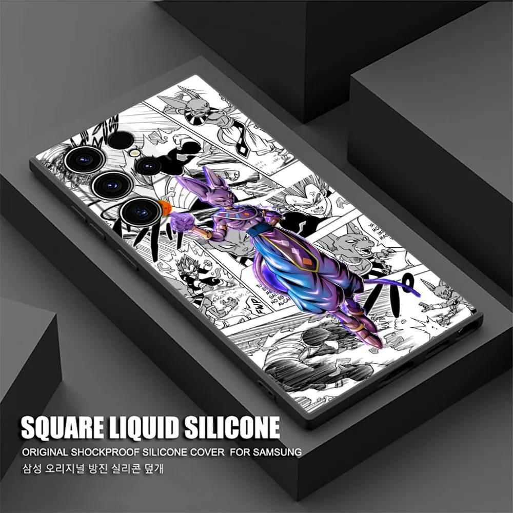 Dragons-Ball Super Z Manga Phone Case For Samsung Galaxy S25 S24 S23 S20 S21 FE S26 S22 Ultra S26 Plus S25FE Soft Silicone Cover