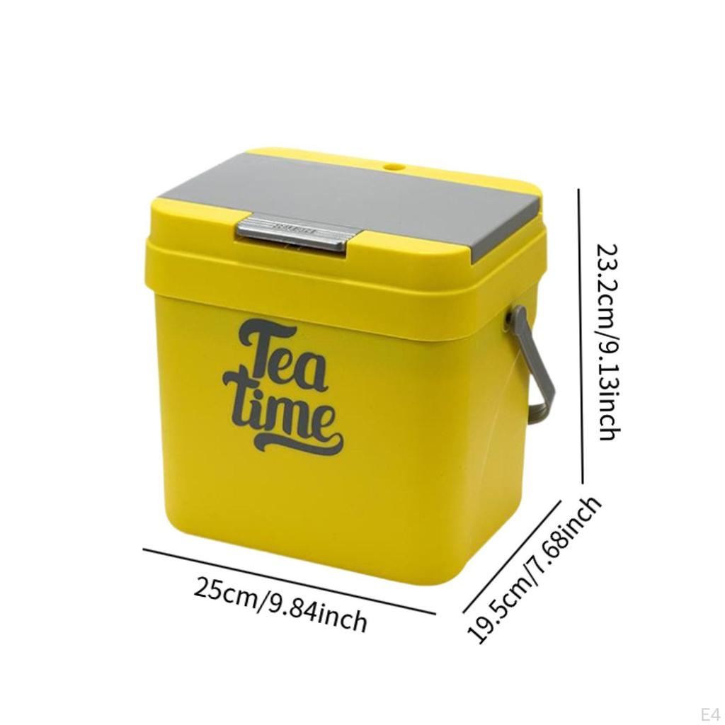 Tea Waste Bucket Dregs Ceremony Trash Bin Can for Household