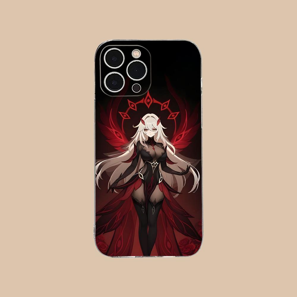 

Genshin Impact Ronova Phone Case for iPhone 17 16 15 14 13 12 11 X XR XS Air Pro Max Plus Mini Clear Colorful Cover Cellphones iPhone XS Max