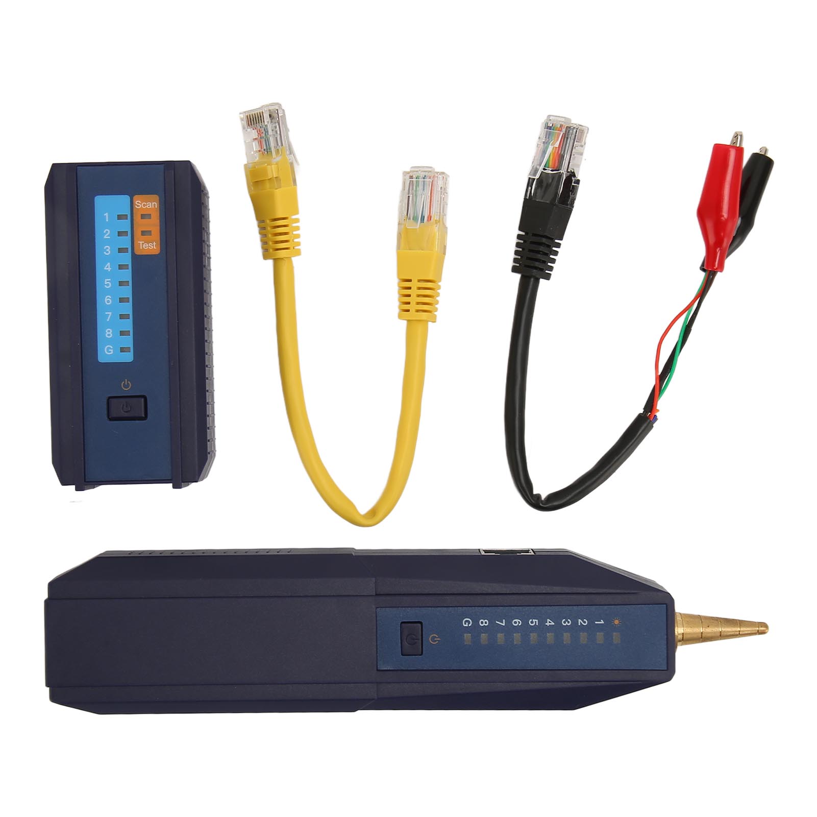 

Тестер PoE с защитой от помех, цифровой отслеживание сигнала, проверка полярности, сетевой кабельный тестер с