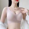 Nahtlose Einteilige Lingerie für Damen in Übergröße Dünner und Atmungsaktiver BH Anti-Hänge Faltbares Accessoire BH ohne Bügel