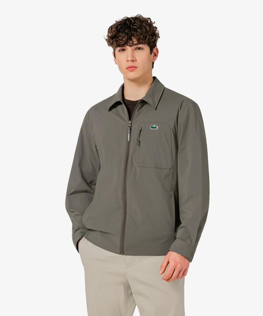 Lacoste Men'S Woven Shirt-Style Jumper Sh797E-56G Bmy