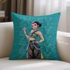 Anime Kpop Demon Hunters Cushion Cover Sofa Pillowcase Living Room