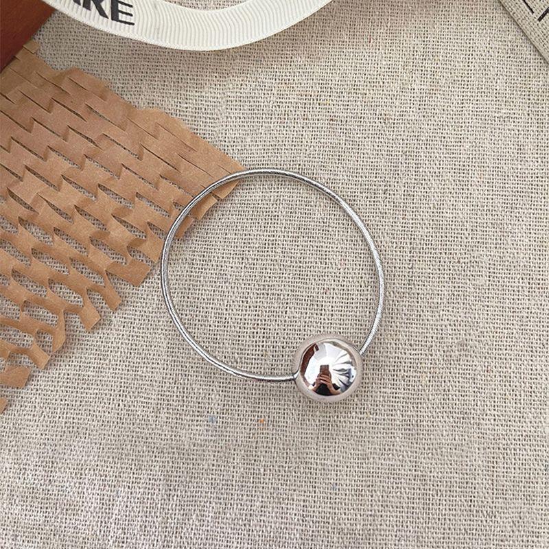 

Корейский стиль Серебряный Шарик Эластичный ободок для волос Кольцо