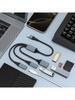 Type C Splitter Cable with 60W Charging and 480Mbps Data Transfer for Phones Tablets Laptops and More
