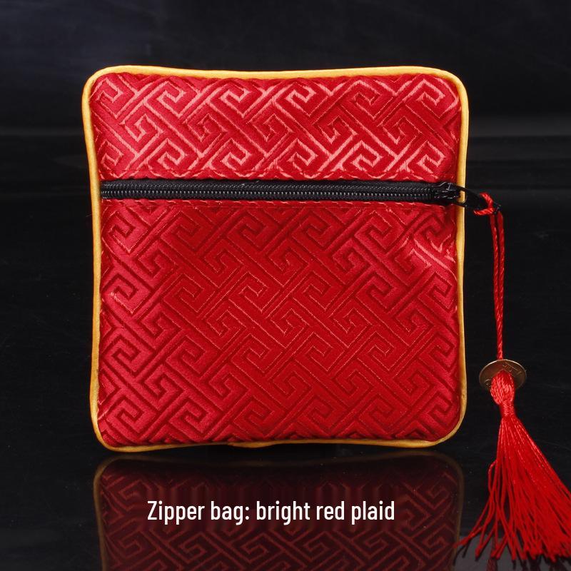 Chinese Osmanthus Embroidered Silk Brocade Sachet - Ethnic Style