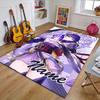 Custom Genshin Impact Mat Personalized Name, Polyester Washable Indoor Entryway Rug, Gift for Christmas, Easter, Thanksgiving Day