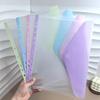 A4/Long File Bag Loose Leaf Transparent Data Book 11Hole File Organizer Mixed Color Binder Pouch