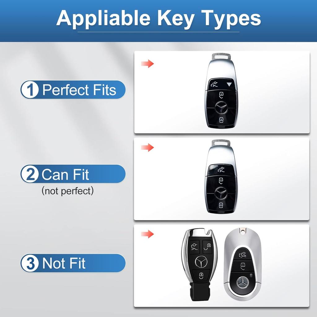 Suitable for Mercedes Keychain Protective Cover with Keychain A Class C Class G 2017-2020 E Class
