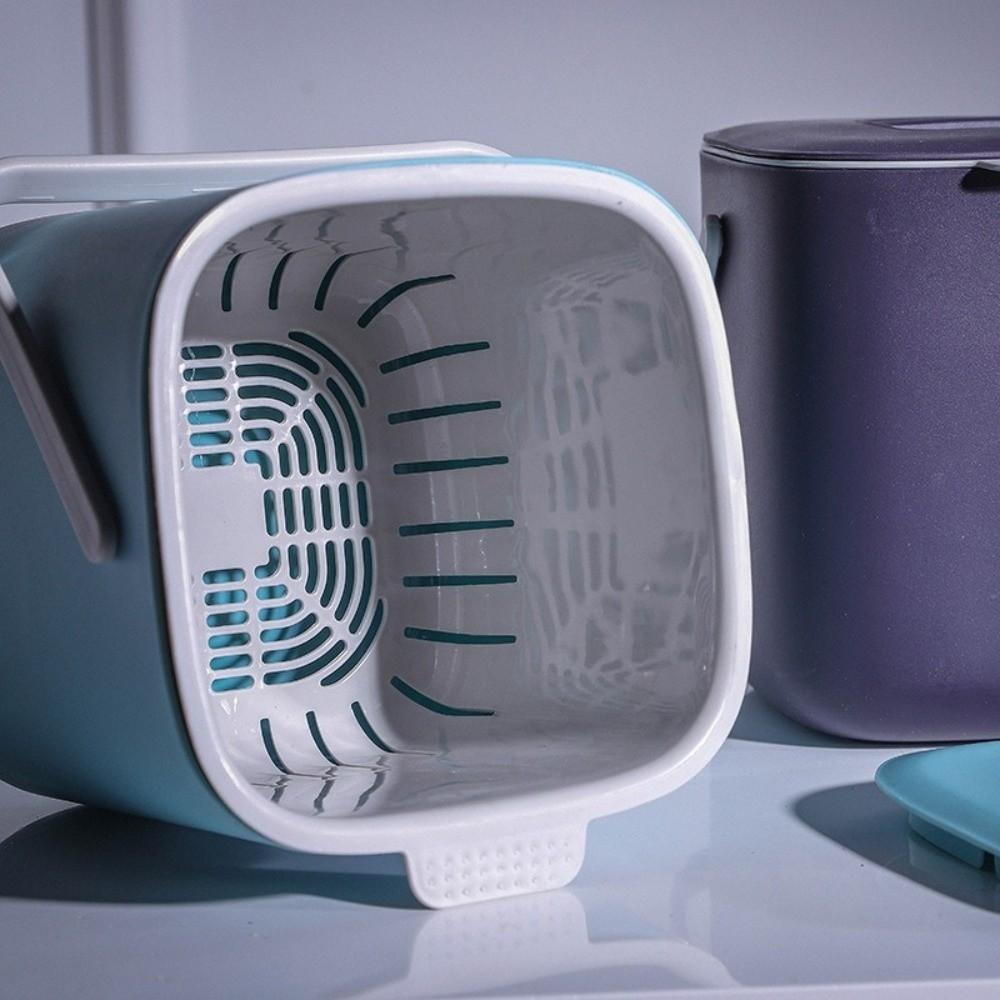 Kunststoff Abfall Mülleimer mit Griff Aufbewahrungskorb Qualität Mülltonne Haushalt