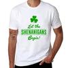 Let The Shenanigans Begin T-Shirt blacks boys animal print t shirts for men pack