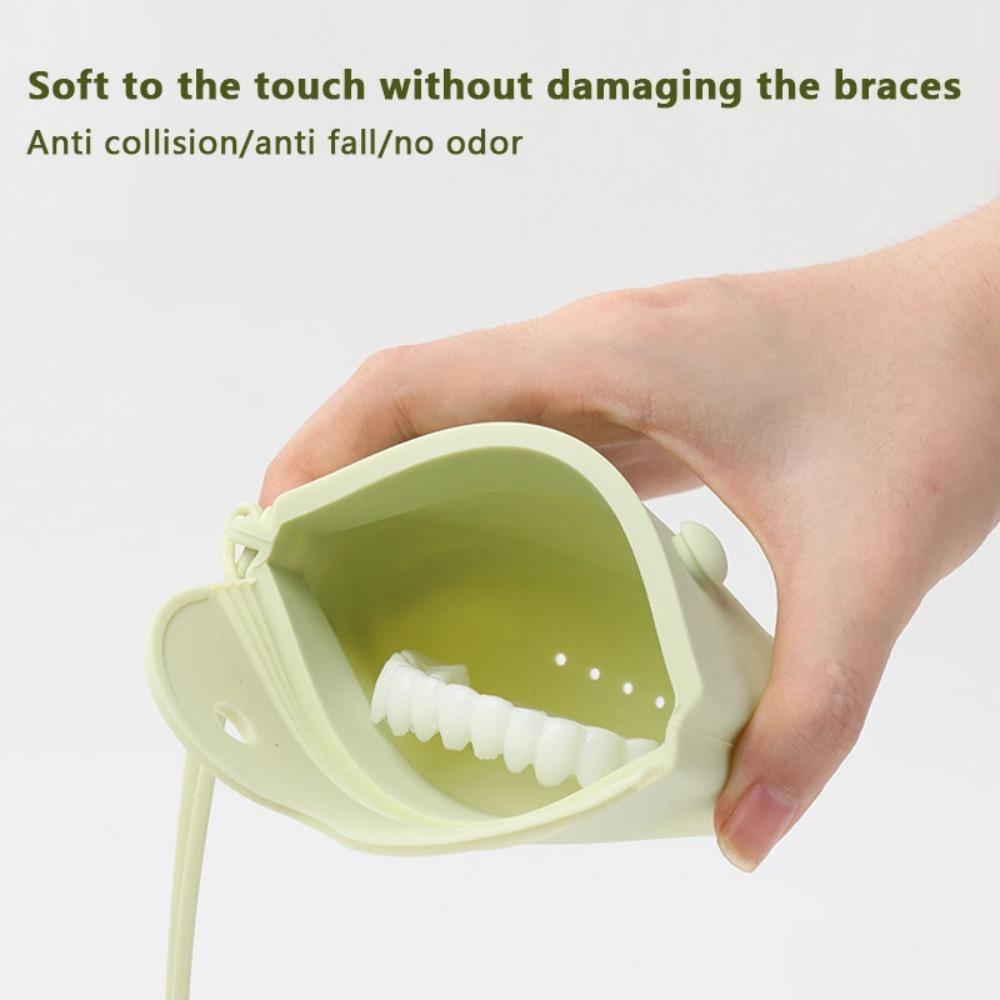 Sealed Retainer Storage Box Portable Denture Case New Oral Hygiene Supplies  Dental Denture
