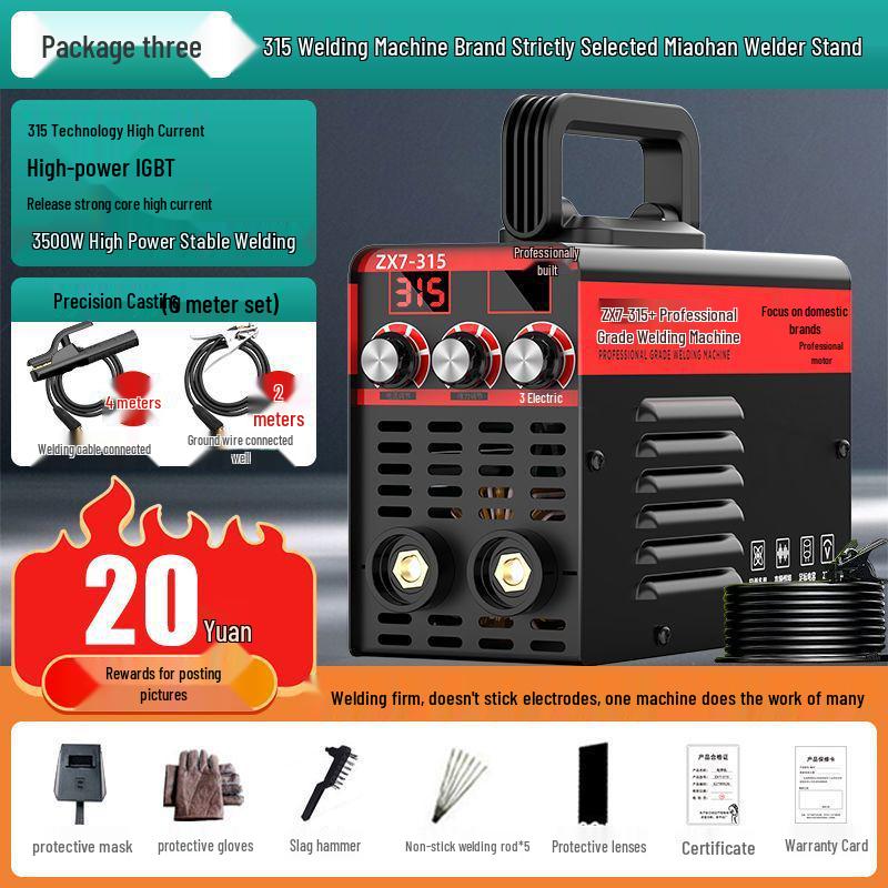 Da Han Dual-Use 220V/380V Portable Inverter Electric Welder