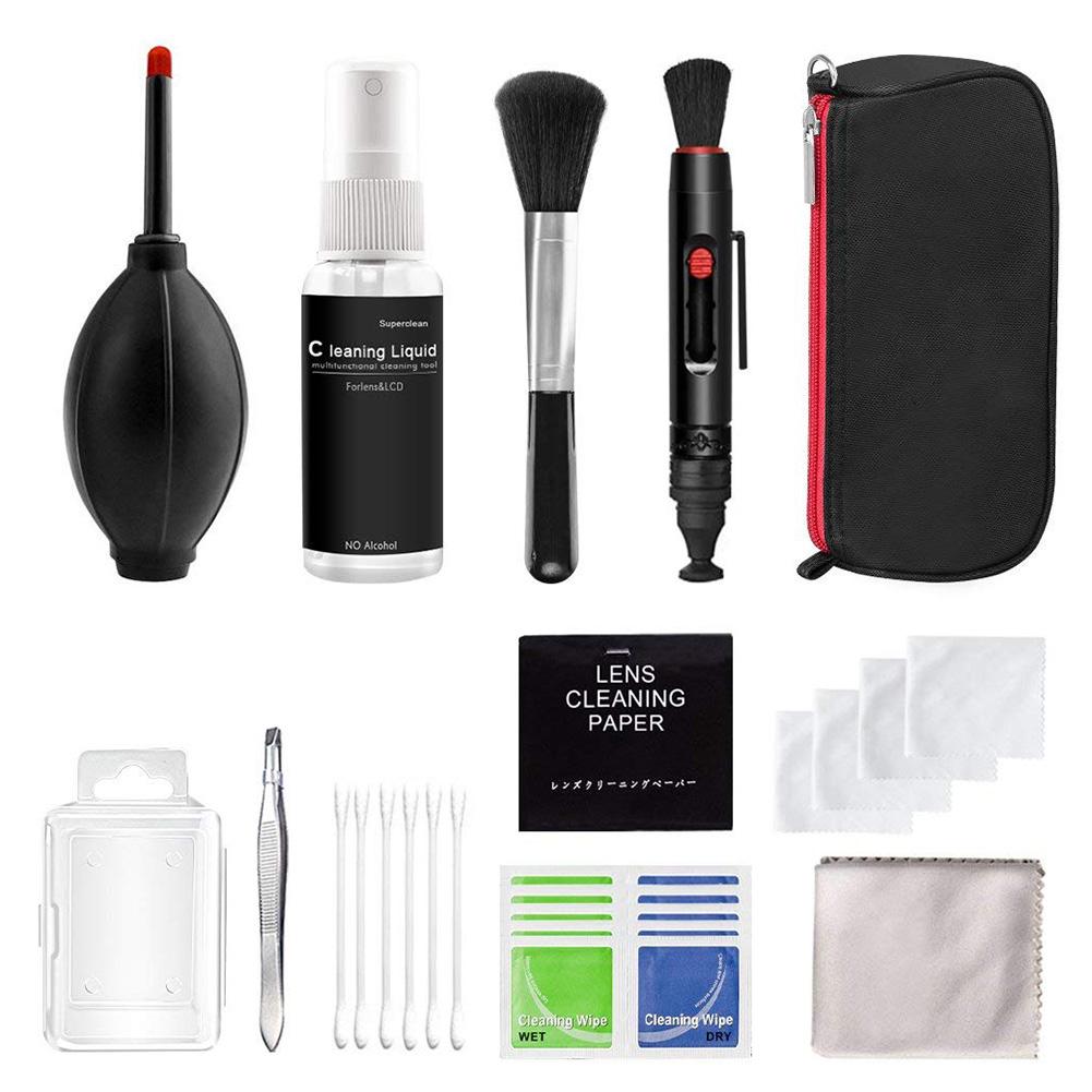 47/24/19/7Pcs Dust Cleaner Camera Cleaning Lens Pen Brush Kit Camera Cleaner Kit DSLR Lens Digital Camera Sensor Cleaning