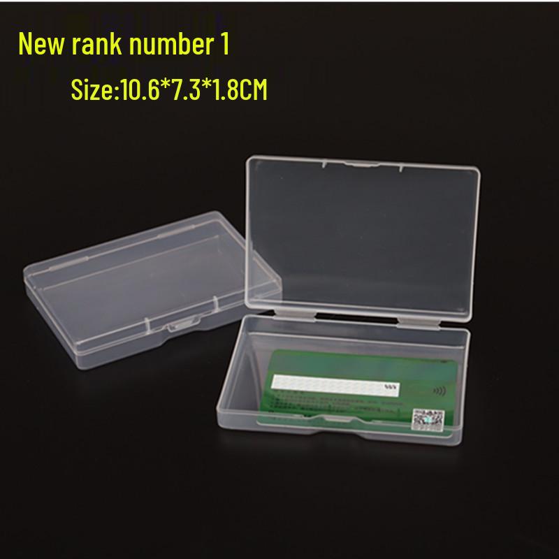 

Прозрачный прямоугольный пластиковый контейнер для хранения из полипропилена с крышкой для ювелирных изделий, серег, рыболовных снастей и аксессуаров