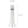 Large Ghostly Spooky Windsock Outdoor Outside Yard Porch House Hanging Flags Ornament Flag Props Durable and Lightweight