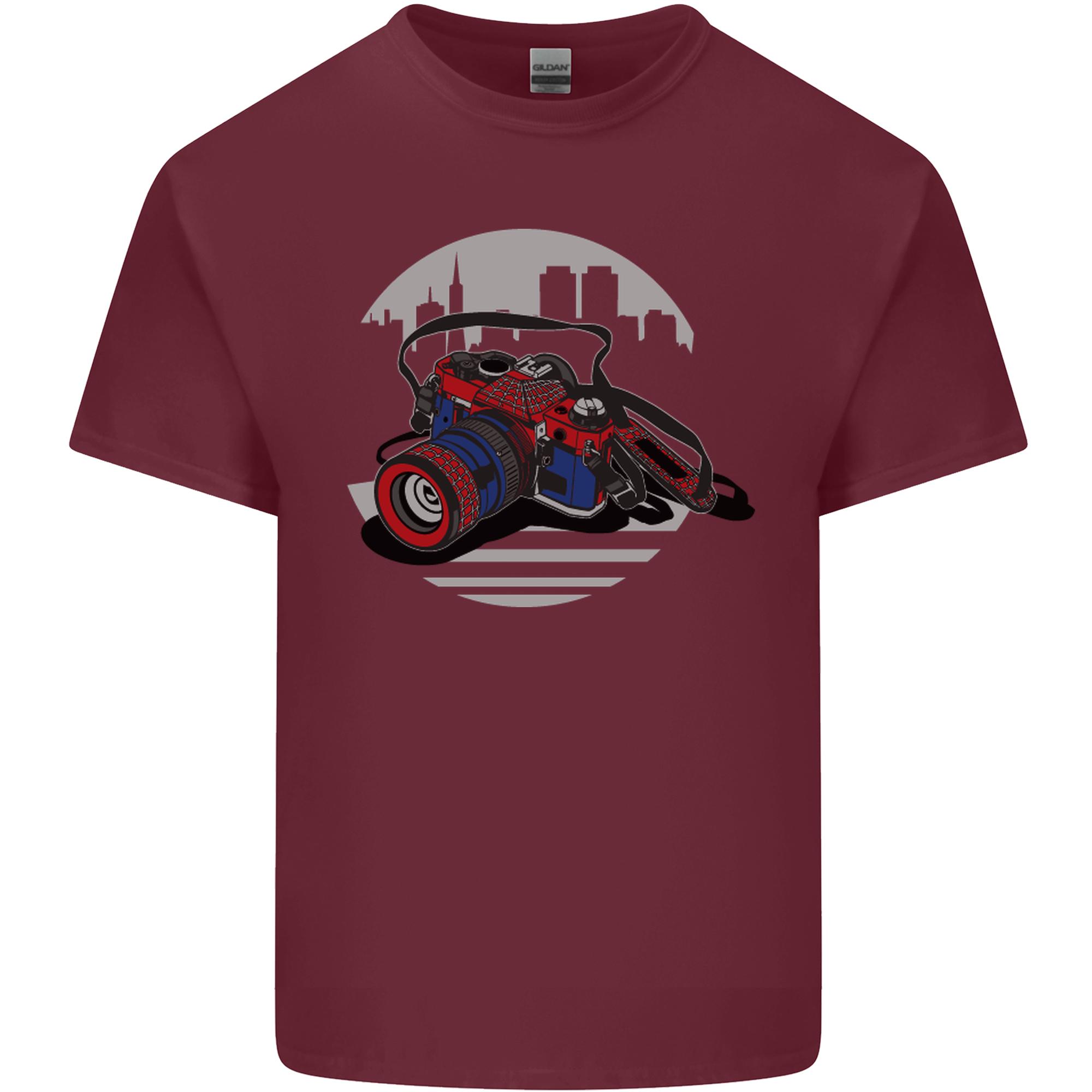 Superhero Camera Photography Photographer Unisexs Light Cotton TShirt S