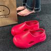Cold Slippers with Toe Caps for Women, Anti Slip and Cute Thick Soled, Suitable for Summer Beach Wear