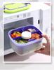 Portable Microwave-Ready Bento Box with Compartments for Students - Fresh-Keeping Salad & Snack Container