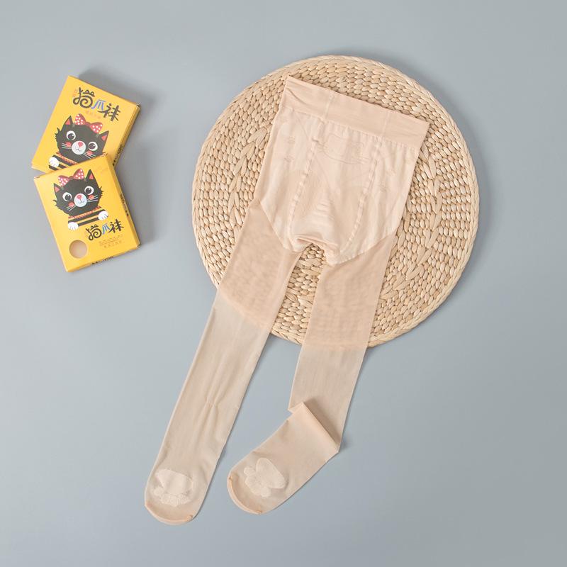 2026 Girls' Sheer Summer Stockings - Skin Tone or White, Spring/Autumn Baby Jumpsuit Socks