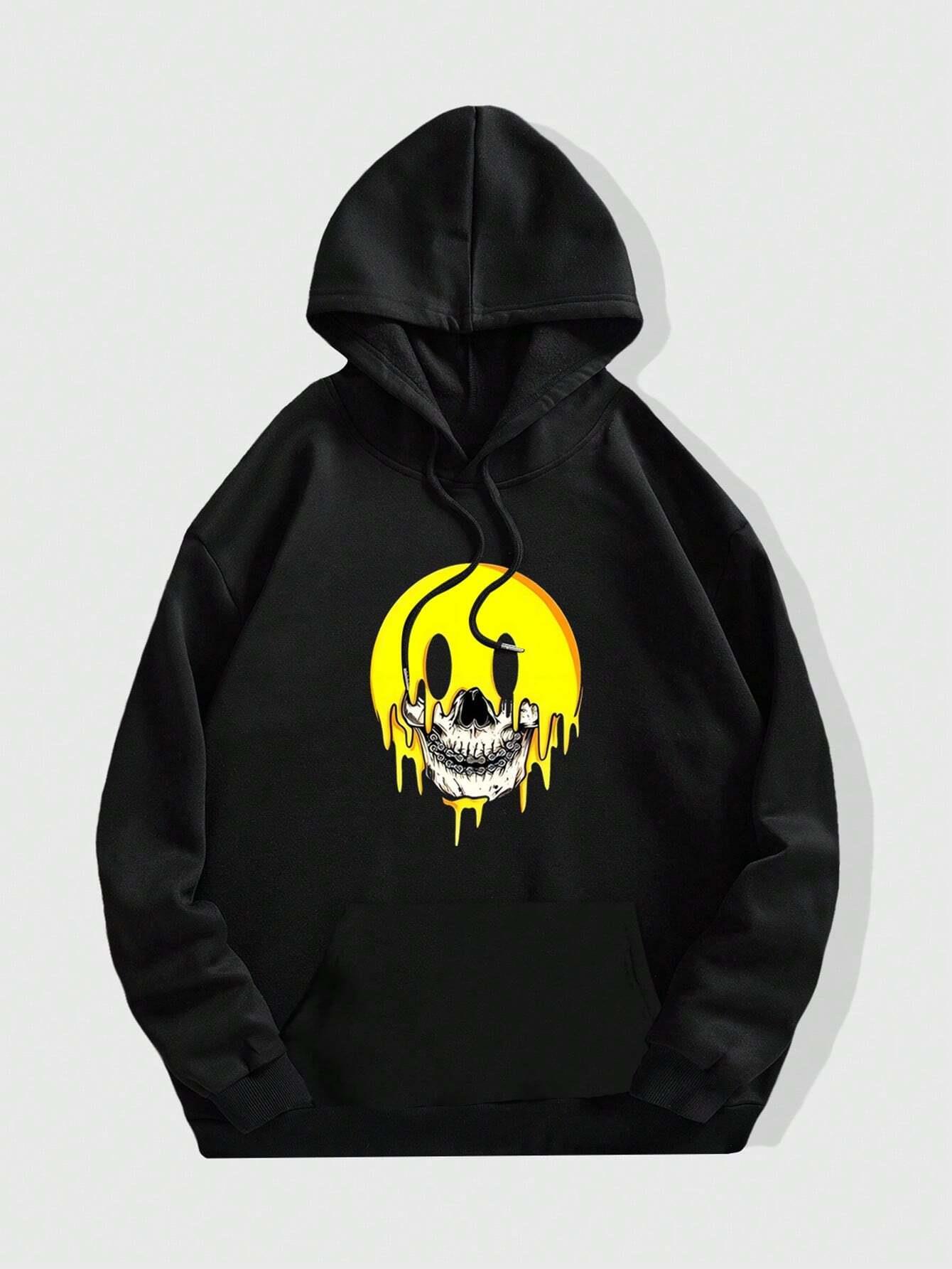 

Funny Smile Face Print Women Hoodie Harajuku Fleece Hoody Fashion Crewneck Sweatshirt Vintage Oversize Comfortable Streetwear 2XL