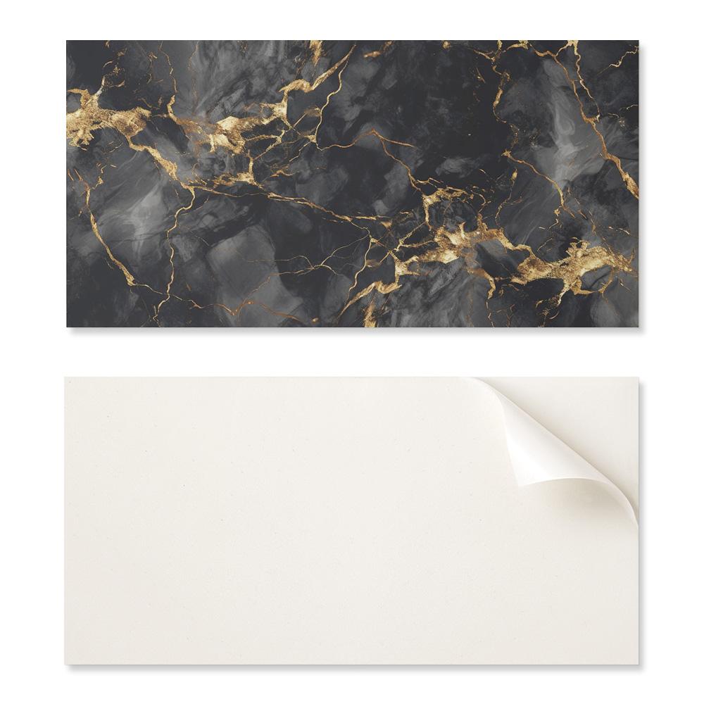 Self-Adhesive Vinyl Decorative Panel With Print 100x50 cm Elegant Marble Pattern