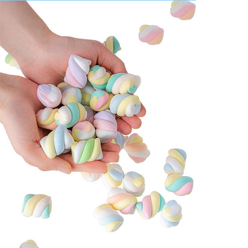 High Quality Fake Marshmallow Cute Simulation Candy Cake Shop Window Display 2026 Christmas Home Decoration Artificial Food