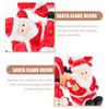 POPETPOP Christmas Santa Claus Figurines, Ornaments, Miniatures, 12 Pieces (Mixed Styles Shipped)