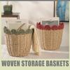 Handvävda inomhus dekorativa förvaringskorgar och förvaringskorgar för skrivbordskaos