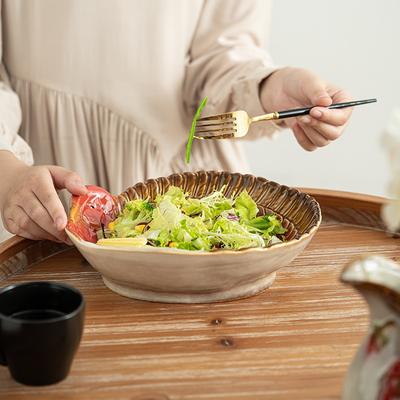 Yeni ve sevimli hindi şeklinde seramik salata kasesi meyve tabağı sofra takımı yemek tabağı yemek kasesi mutfak gereçleri Yeni Yıl Noel