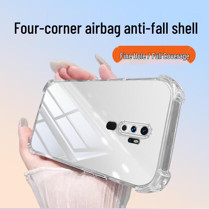 Compatible OPPO A11/A11x Transparent TPU Airbag Drop-proof Protective Case OPPO A11 прозрачный