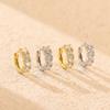 YHE0676 Luxury S925 Sterling Silver Zirconia Ear Cuff Earrings