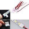 8mm LED Connectors LED Strip Connectors Home Decor LED Lighting Applications Tin-Plated Copper Cores User-Friendly Installation