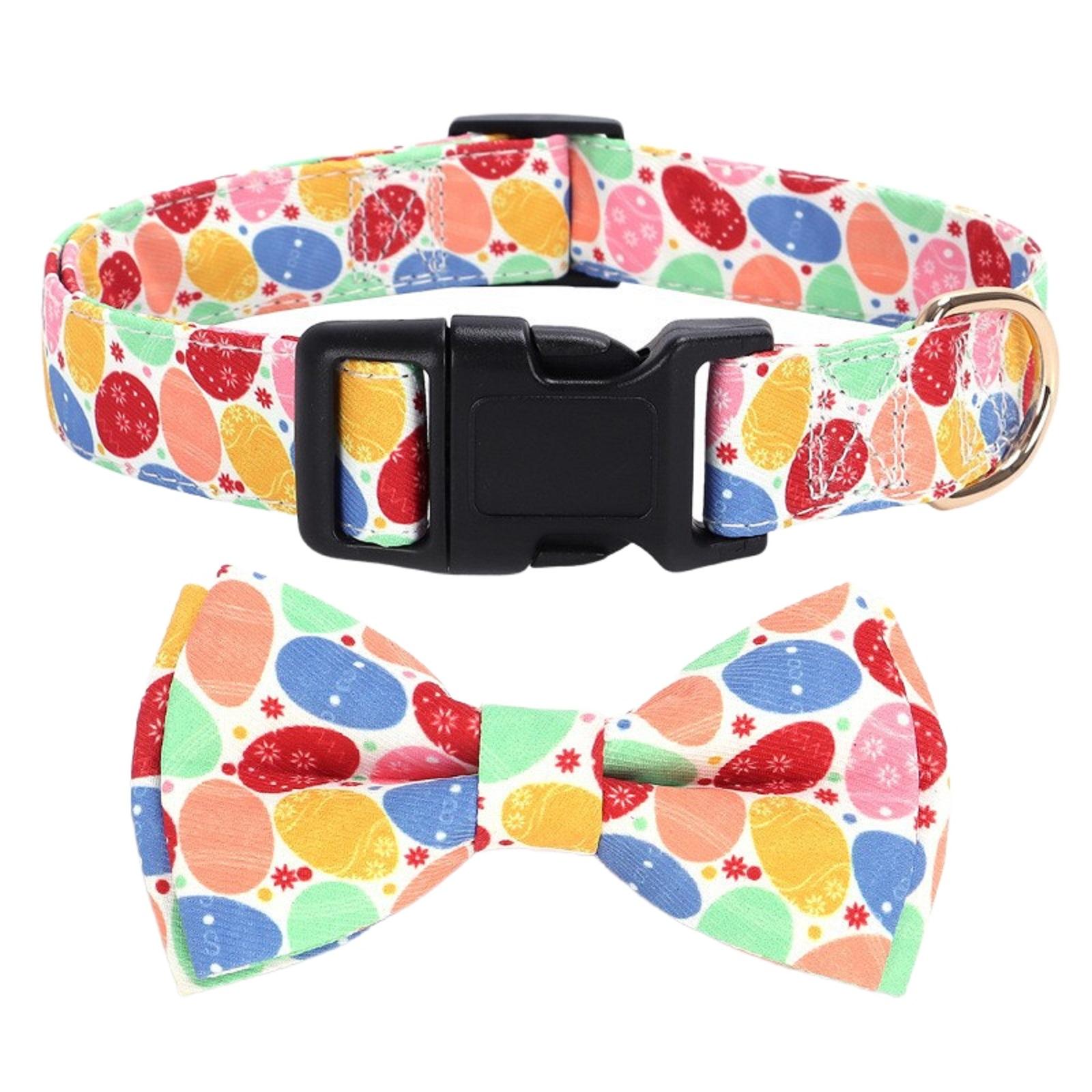 

Pet Festival Dress Up, Adjustable Length,Pet Collar Bow Set One Size