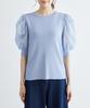 ROPE PICNIC Sheer Tuck Sleeve Knit Beige Women's Cool-to-the-touch Pullover, GDM14770, (27)