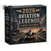 Aviation Themed Decor Aircraft Advent Calendars 2026, Airplane Toy Countdown Calendar, 24 Days Christmas Holiday Calendar with Models, 2D Acrylic