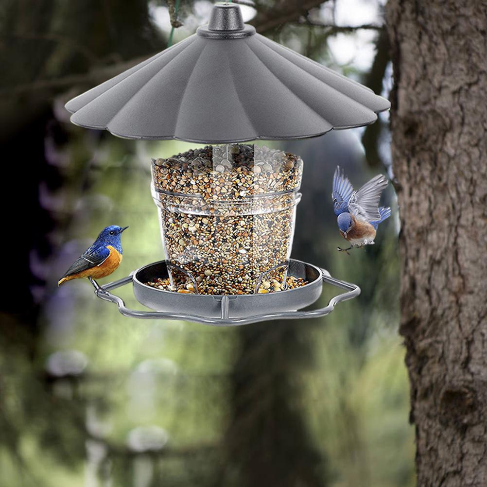 Wild Bird Mater Sammenleggbar Panorama Gazebo Bird Mater Bærbar utendørs hengende fuglemater